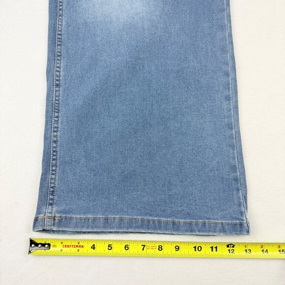 Vigoss Women's Wide-Leg Stretch Elastic Back Blue Denim Jeans Size 9/29 NWT - Picture 11 of 12